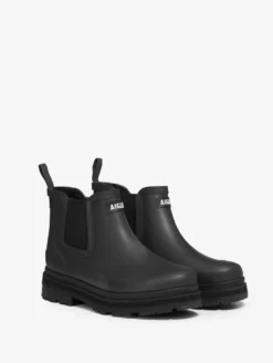 Bottine de pluie Soft Rain fourrée - Noir