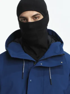 Cagoule ThermoPack™ en laine mérinos et tencel thermo-régulateur - Noir