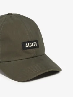 Casquette imperméable siglée Aigle - Kaki