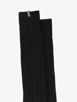 Chaussettes longues en laine mélangée - Noir