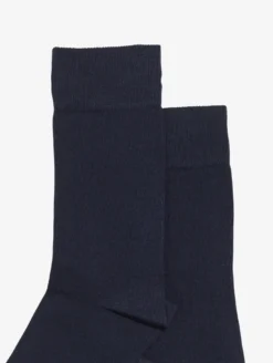 Chaussettes mi-longues en coton made in France - Bleu