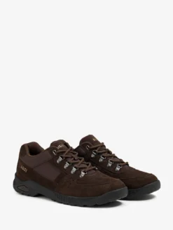 Chaussure anti-fatigue Dolik en cuir suède - Marron