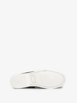 Chaussure bateau Nubil en cuir - Bleu