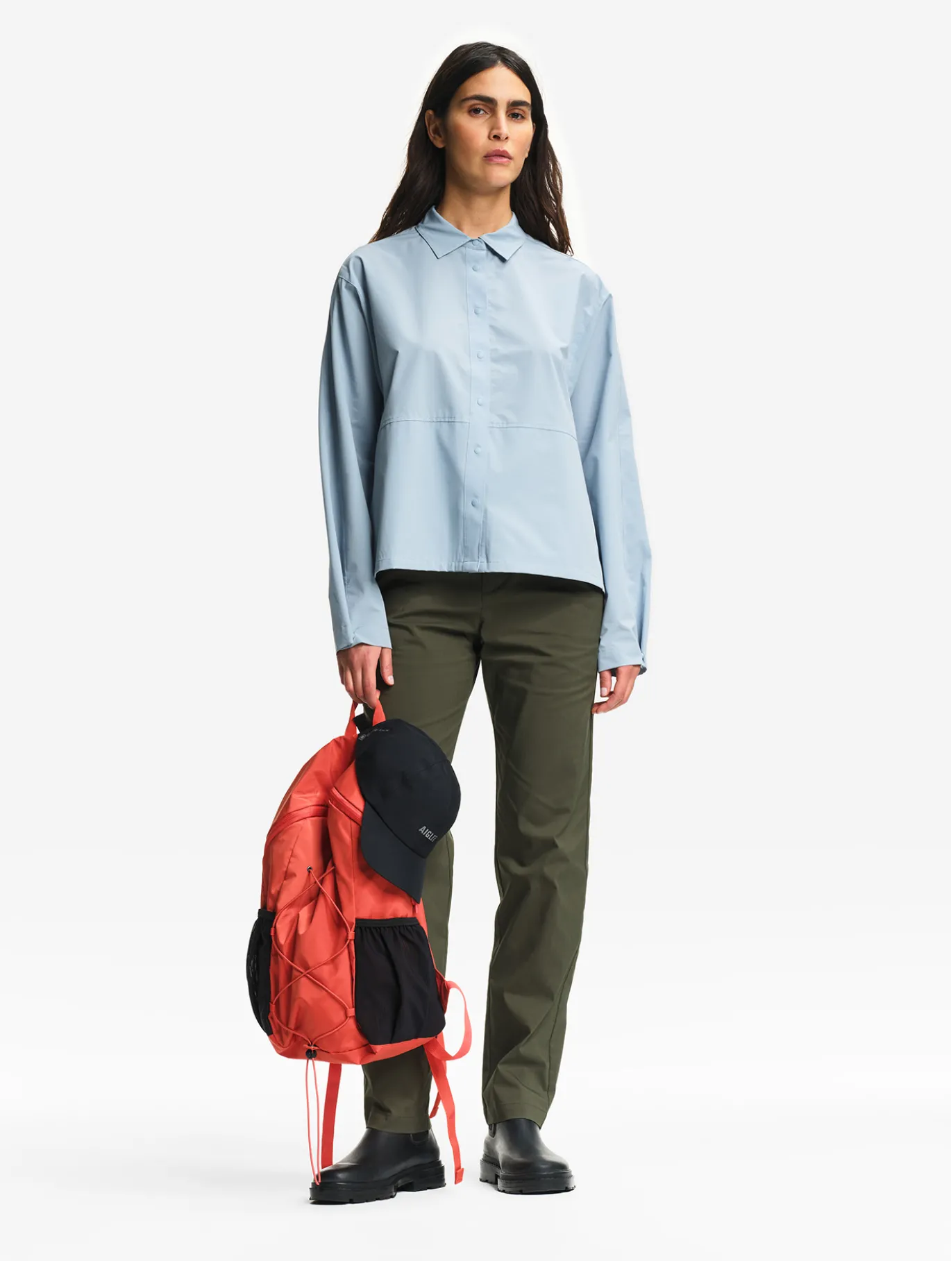 Chemise boyfriend anti-UV Dry Fast™ TEXTILE® - Bleu