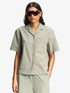 Chemise à col cubain anti-UV Dry Fast™ TEXTILE® - Kaki
