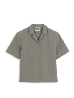 Chemise à col cubain anti-UV Dry Fast™ TEXTILE® - Kaki