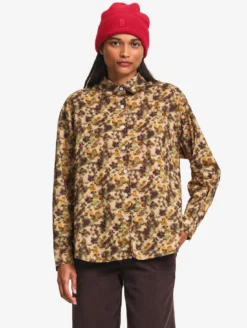Chemise en coton imprimée - Jaune