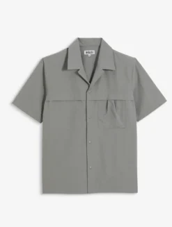 Chemise à manches courtes anti-UV avec poches - Kaki