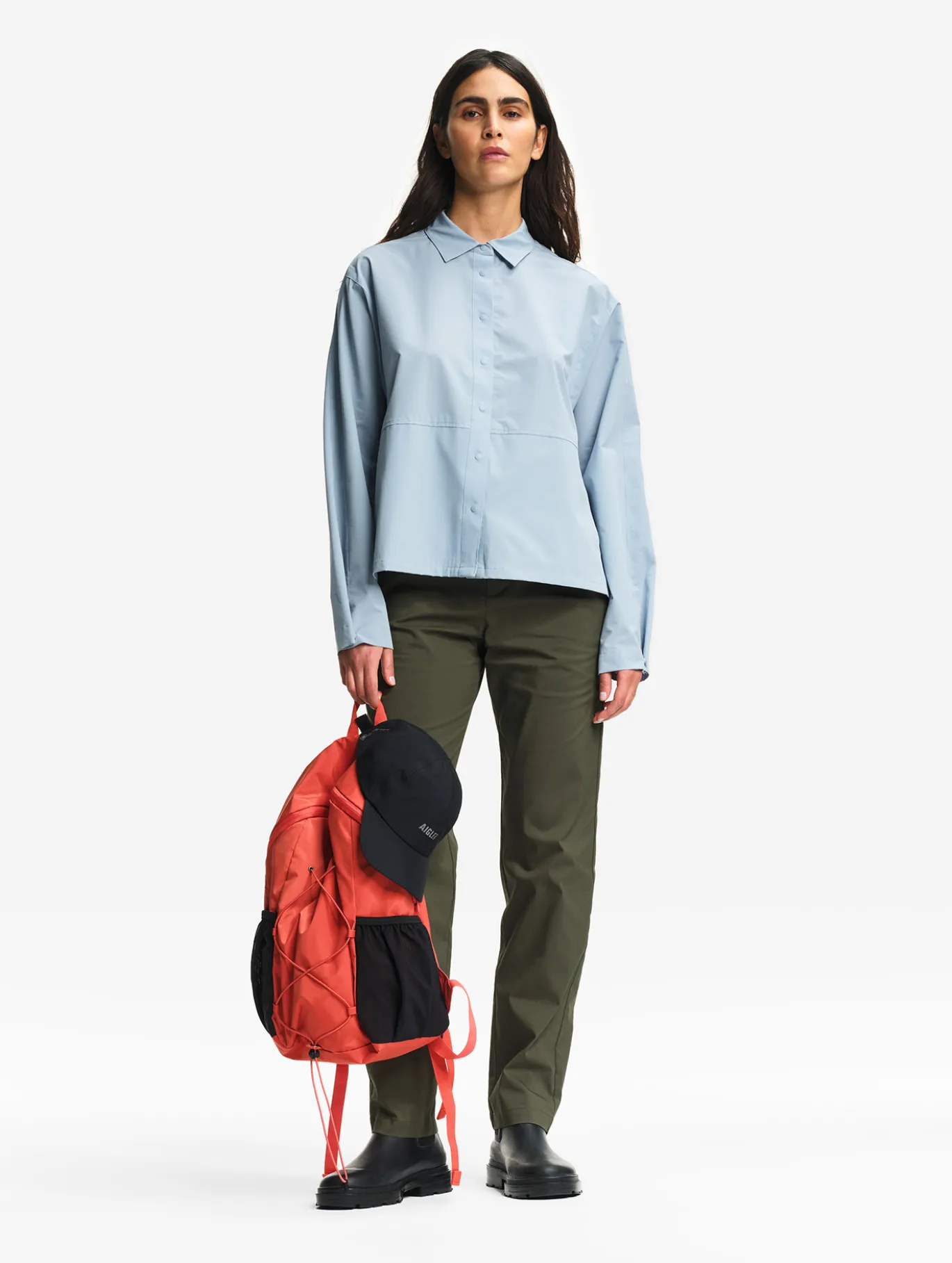 Chino droit anti-UV Dry Fast™ TEXTILE® Coolmax - Kaki