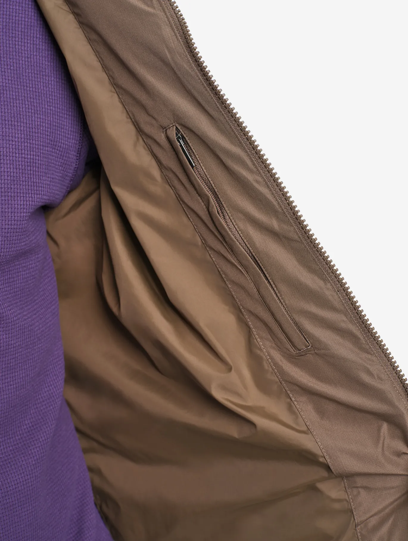 Doudoune Repreve® matelassée très chaude et déperlante - Marron