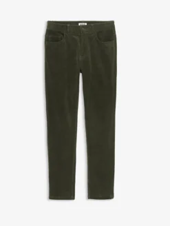 Jeans 5 poches en corduroy - Kaki