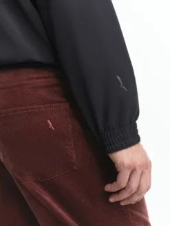 Jeans 5 poches en corduroy - Rouge