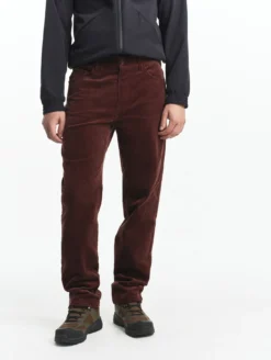 Jeans 5 poches en corduroy - Rouge