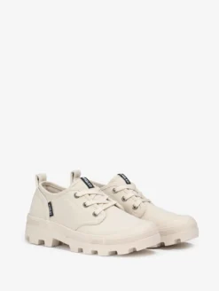La chaussure polyvalente en coton recyclé, en version basse - Beige