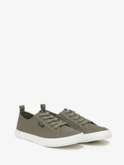 La sneaker en toile indémodable - Vert