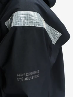 Le manteau mixte technique GORE-TEX® Aigle Experience by Études - Noir