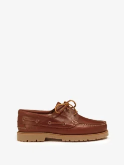 L'indémodable mocassin cranté à lacets - Marron