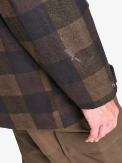 Manteau MTD™ imprimé carreaux T-KIT™ - Marron