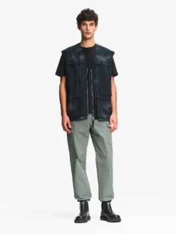 Pantalon cargo stretch déperlant - Vert