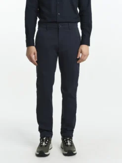 Pantalon chino coupe regular - Bleu