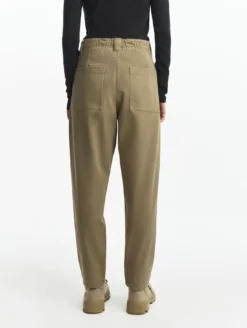 Pantalon coupe carotte - Marron