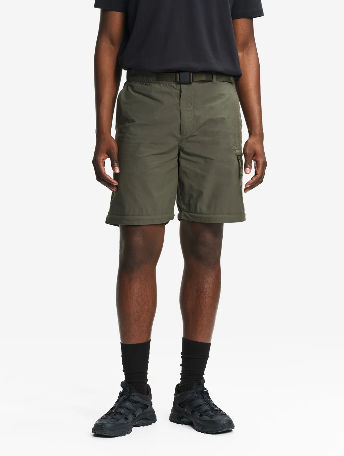 Pantalon modulable en CORDURA avec fermetures éclair - Kaki