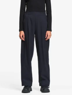 Pantalon taille haute Dry Fast™ jambes larges à pinces - Noir