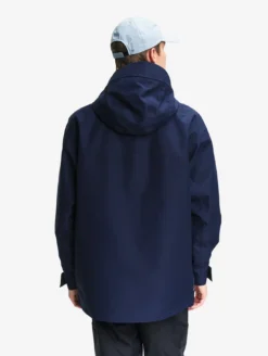 Parka courte à poches multiples avec capuche amovible GORE-TEX® - Bleu