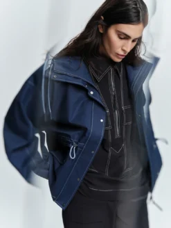 Parka courte à taille réglable MTD™ - Bleu