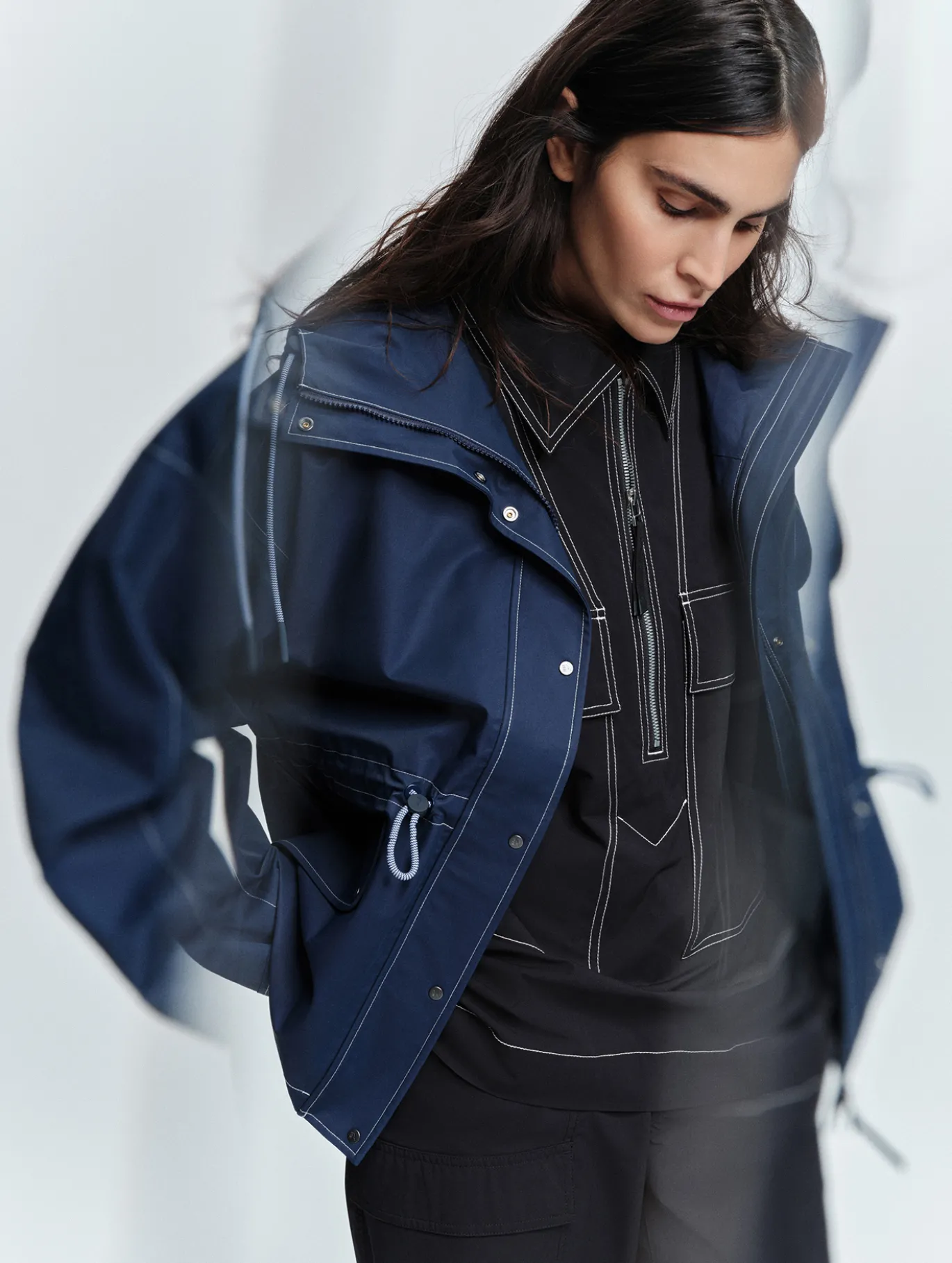 Parka courte à taille réglable MTD™ - Bleu