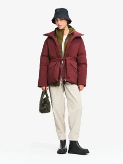Parka duvet très chaude - Rouge