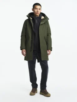 Parka GORE-TEX® fishtail imperméable et très chaude - Kaki