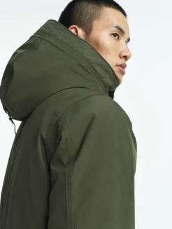 Parka GORE-TEX® fishtail imperméable et très chaude - Kaki