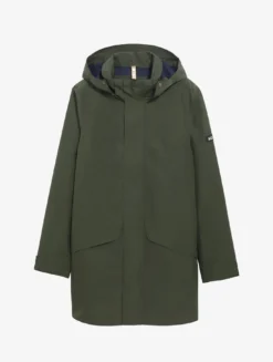 Parka GORE-TEX® longue 2 couches avec capuche T-KIT™ - Kaki
