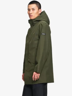 Parka GORE-TEX® longue 2 couches avec capuche T-KIT™ - Kaki