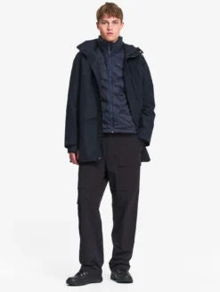 Parka GORE-TEX® longue 2 couches avec capuche T-KIT™ - Noir
