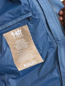 Parka GORE-TEX® longue 2 couches avec capuche T-KIT™ - Bleu