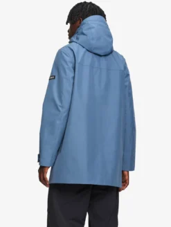 Parka GORE-TEX® longue 2 couches avec capuche T-KIT™ - Bleu