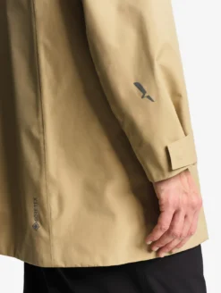 Parka GORE-TEX® longue 2 couches avec capuche retractable - Beige