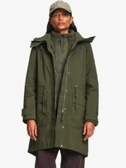 Parka GORE-TEX® longue fishtail T-KIT™ - Kaki
