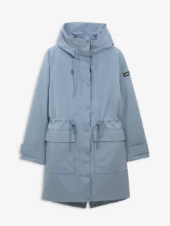 Parka GORE-TEX® longue fishtail T-KIT™ - Bleu