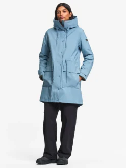 Parka GORE-TEX® longue fishtail T-KIT™ - Bleu