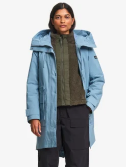 Parka GORE-TEX® longue fishtail T-KIT™ - Bleu