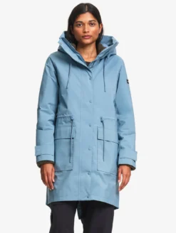 Parka GORE-TEX® longue fishtail T-KIT™ - Bleu