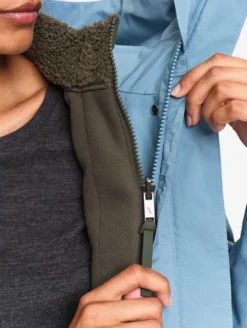 Parka GORE-TEX® longue fishtail T-KIT™ - Bleu