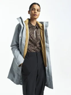 Parka GORE-TEX® longue fishtail T-KIT™ - Bleu