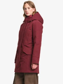Parka GORE-TEX® mi-longue ajustée - Bordeaux