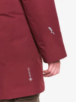Parka GORE-TEX® mi-longue ajustée - Bordeaux