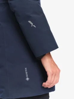 Parka GORE-TEX® mi-longue ajustée - Bleu