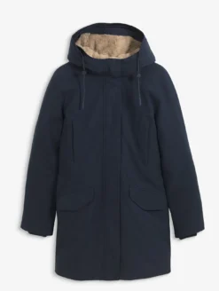 Parka GORE-TEX® mi-longue ajustée - Bleu